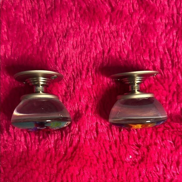 Set of 2 Colorful Fish Tank door knob Ornaments - Picture 3 of 3